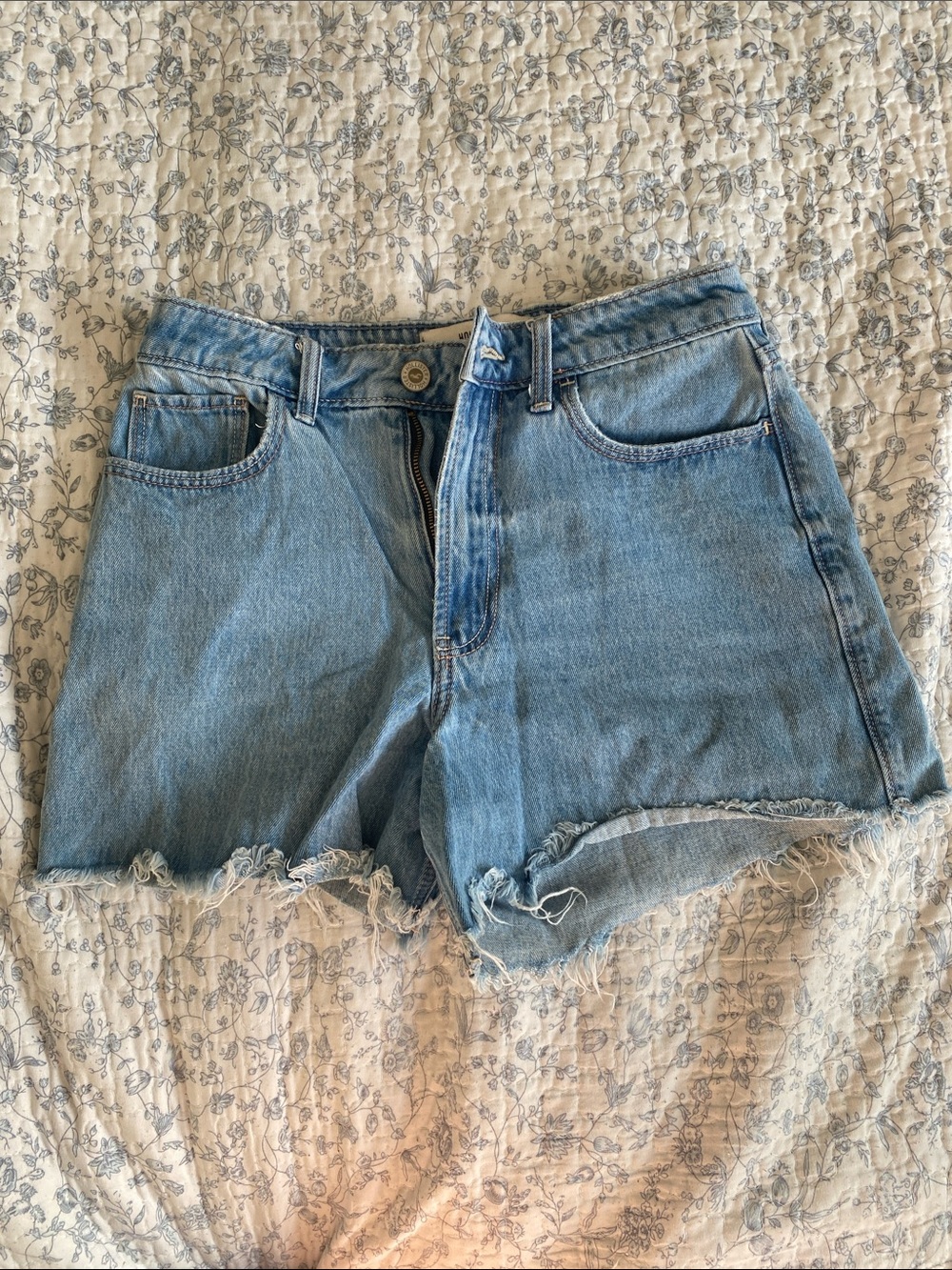 Hollister Light Blue Denim Shorts